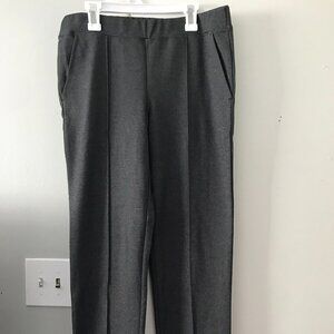 J. Crew Stretch Dress Pants Pleated Elastic Waist Straight Leg Women's Small